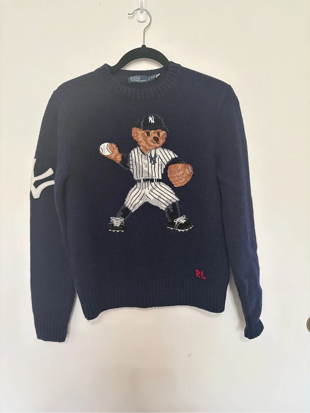 Polo Ralph Lauren Polo Bear Crewneck Wool Cashmere Size Small